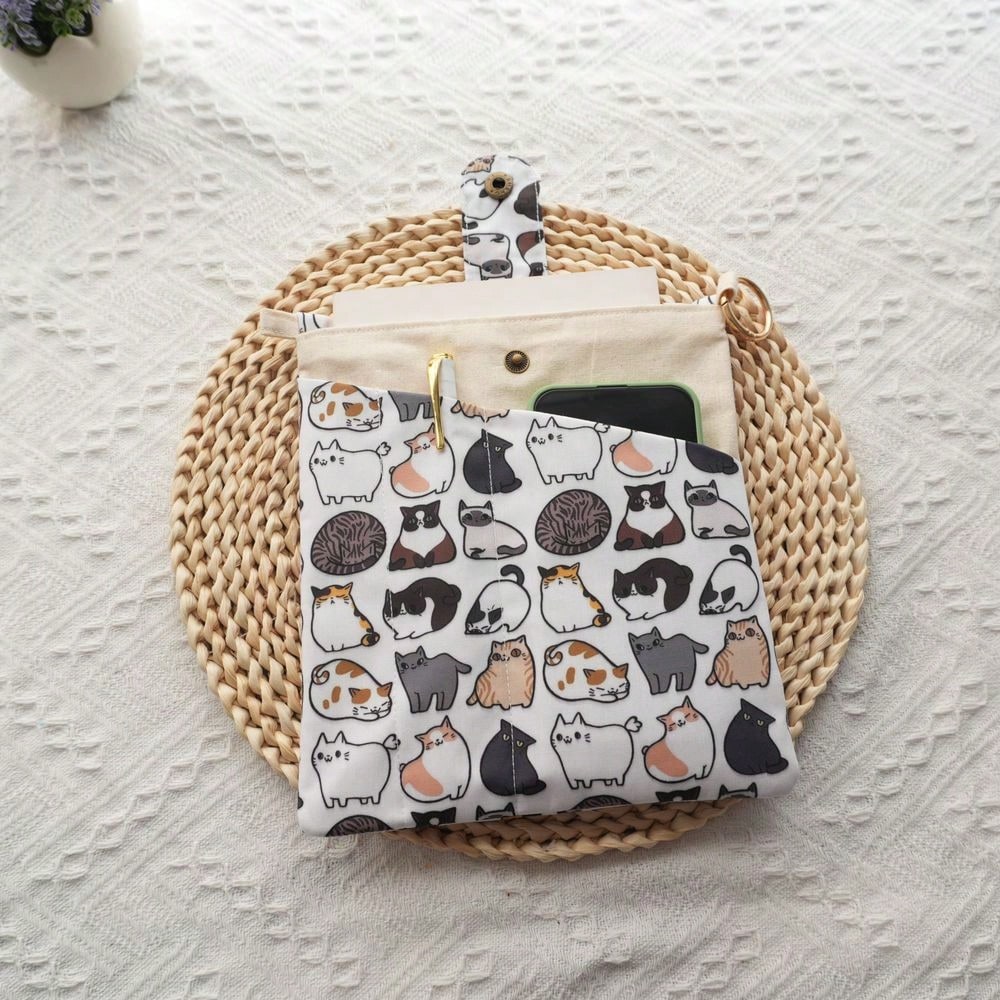 1PC Mellow Cat Canvas Book Bag - огляд і ціна Ideal Stationery & Office Supply