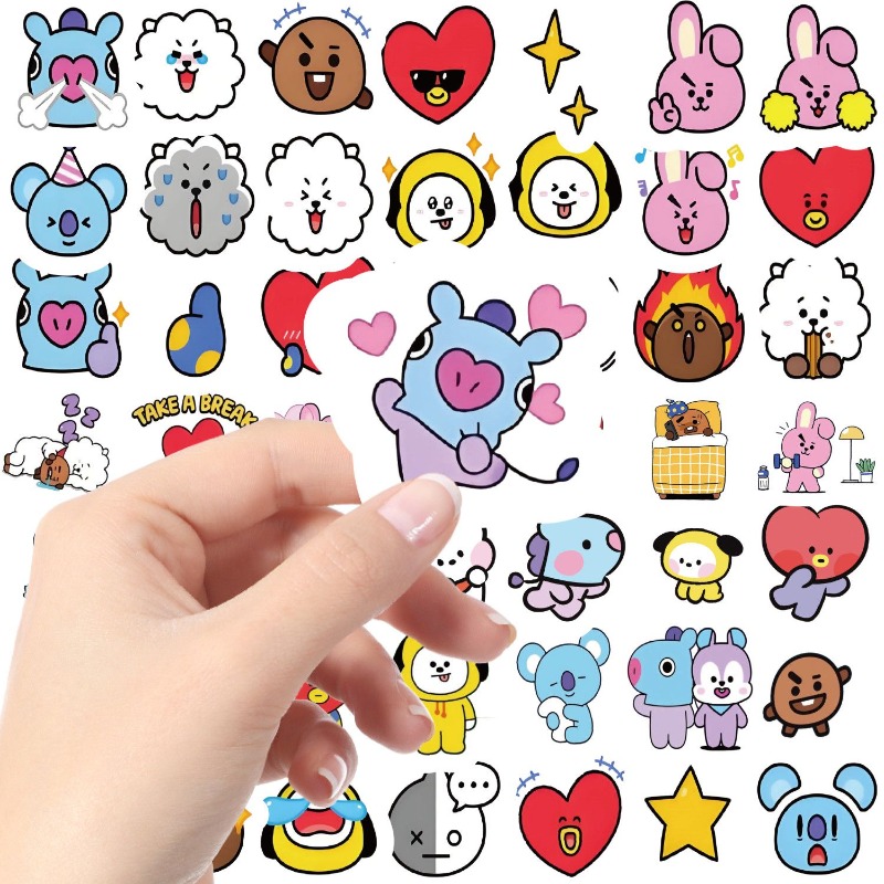 BT21 koya RJ tata Shooky Mang  - огляд і ціна Memo Pad Sticky