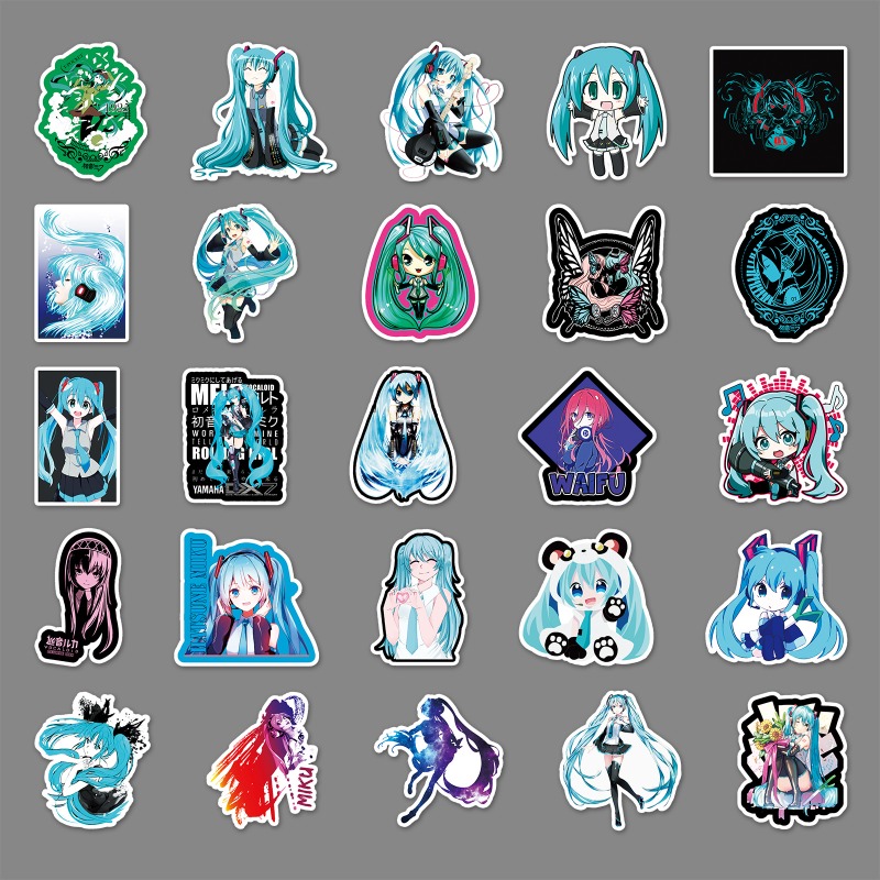 Hatsune Miku Graffiti Stickers - огляд і ціна Memo Pad Sticky
