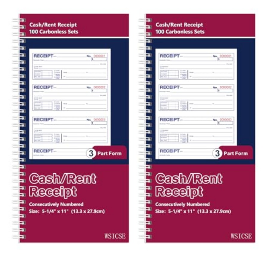 2 Pack Receipt Books with Carb - огляд і ціна Carbon Copy Book