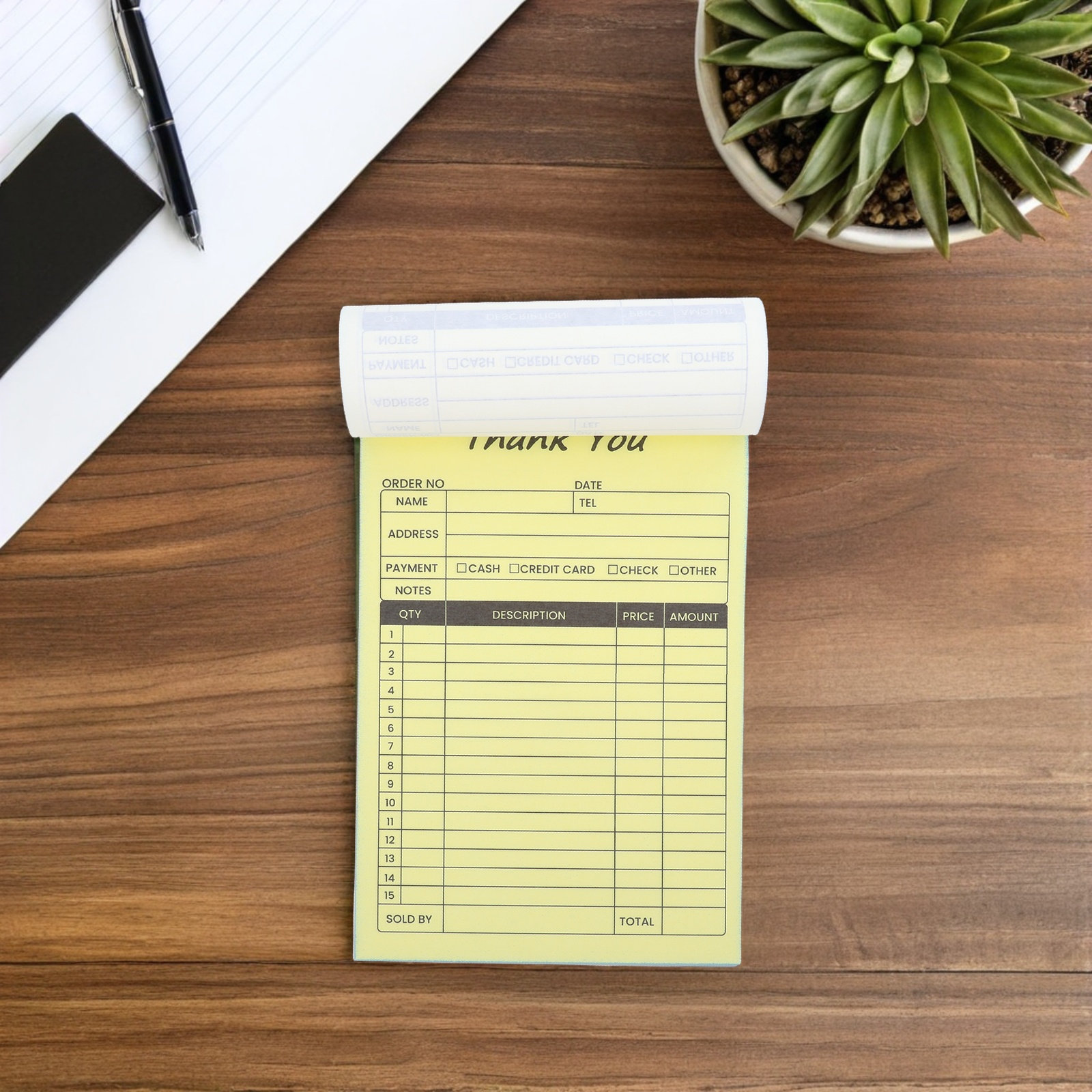 2Pcs Business Order Forms Rece - огляд і ціна Carbon Copy Book