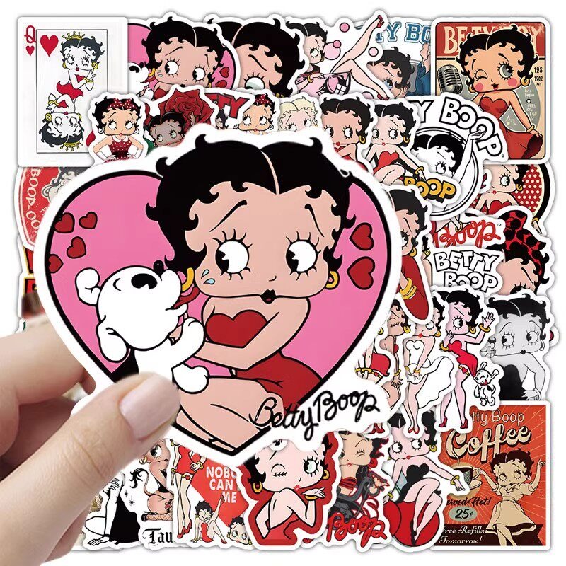 New 50PCS Betty Boop Sticker A - огляд і ціна Memo Pad Sticky