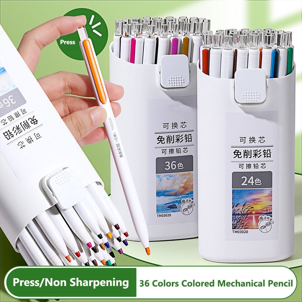 Non Sharpening Colored Pencil  - огляд і ціна Mechanical Pencil Lead