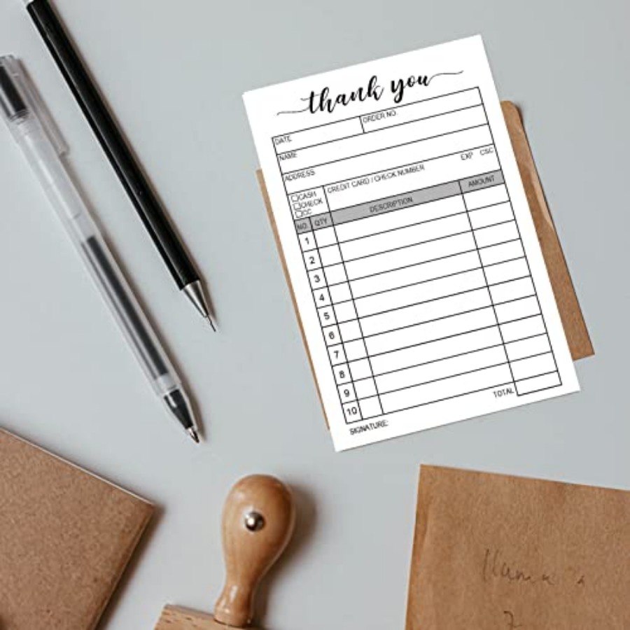 Thank You Receipt Book, 2 Pack - огляд і ціна Carbon Copy Book