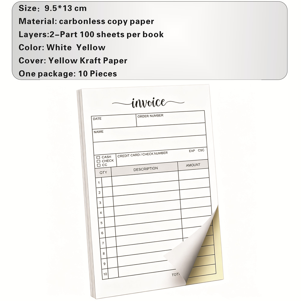 Invoice Receipt Book with Carb - огляд і ціна Carbon Copy Book